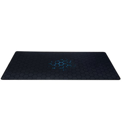 Dunmoon Gaming Bureau-muismat XXL - 90 x 40 cm - Waterafstotend - Zwart/Blauw