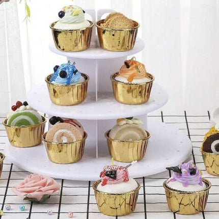 Ruhhy 24376 Papieren Muffinvormpjes - 50 Stuks - Goud