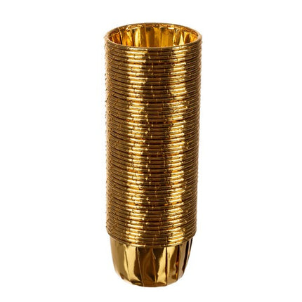 Ruhhy 24376 Papieren Muffinvormpjes - 50 Stuks - Goud