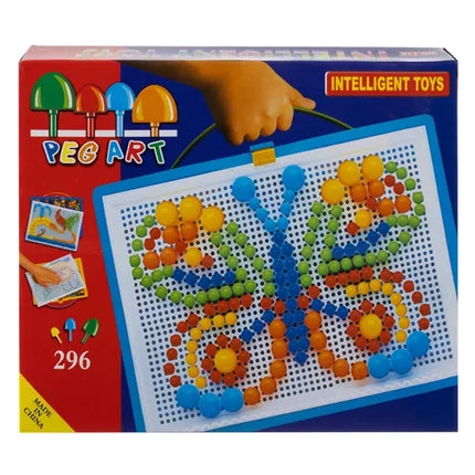 Iso Trade Paddenstoelen Mozaïek Puzzel - 296-Delig - In Koffer