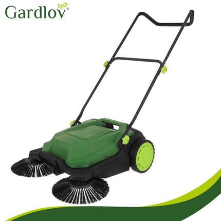 Gardlov Nexo Handmatige Veegmachine - 68 cm - 3 Borstels - 24 Liter