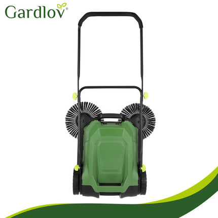 Gardlov Nexo Handmatige Veegmachine - 68 cm - 3 Borstels - 24 Liter