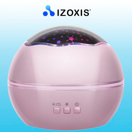 Izoxis LP16859 Nachtlamp en Sterrenprojector - Roze - Met Underwater Wereld