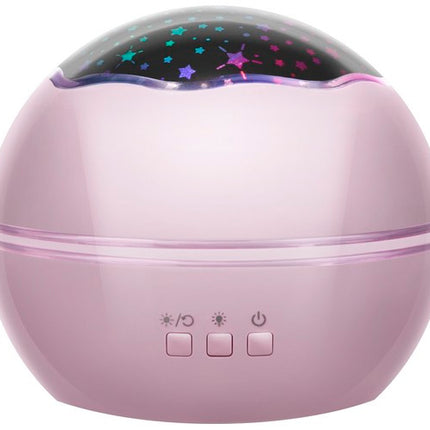 Nachtlamp met Projector - Roze