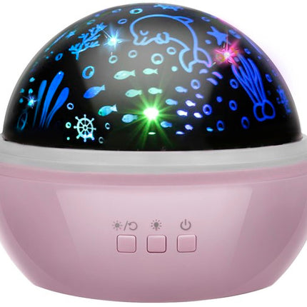 Nachtlamp met Projector - Roze
