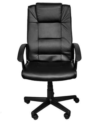 Malatec Bureaustoel Eco-leder - Ergonomisch - Zwart