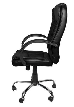 Malatec Bureaustoel Eco-leder - Ergonomisch - Zwart