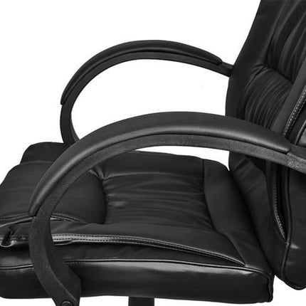 Malatec Bureaustoel Eco-leder - Ergonomisch - Zwart