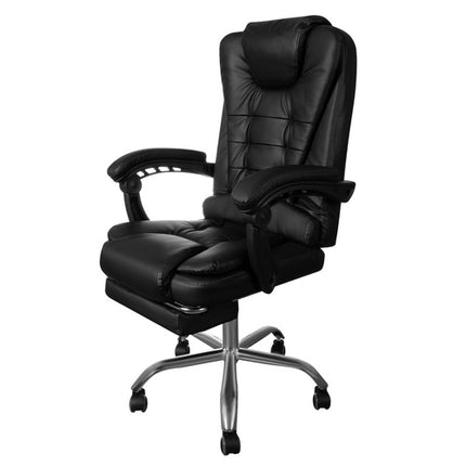 Malatec Bureaustoel met Voetensteun - Ergonomisch - Zwart