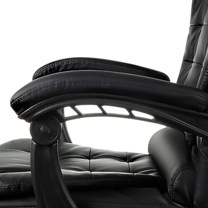 Malatec Bureaustoel met Voetensteun - Ergonomisch - Zwart