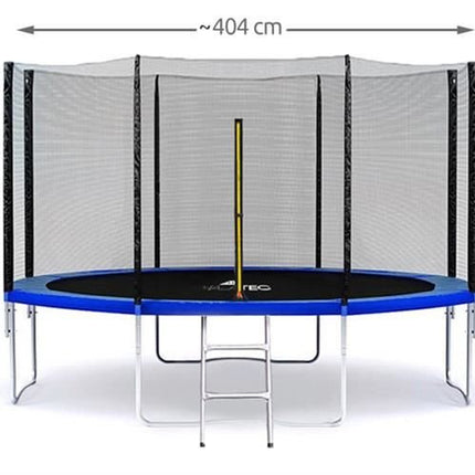 Malatec Buitennet voor Trampoline - 404 cm - 13FT - 8 Palen