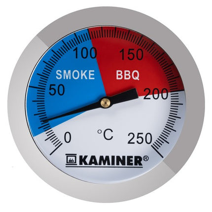 Ruhhy Grill- en Rookthermometer - Analoog - Roestvrij Staal - 0-250°C