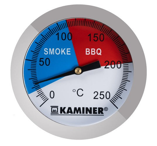 Ruhhy Grill- en Rookthermometer - Analoog - Roestvrij Staal - 0-250°C