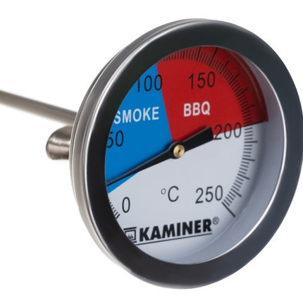 Ruhhy Grill- en Rookthermometer - Analoog - Roestvrij Staal - 0-250°C