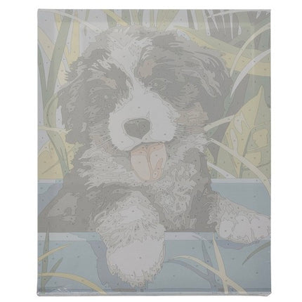 Maaleo Schilderen op Nummer - Hond - 40 x 30 cm - Frame