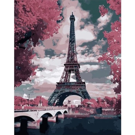 Maaleo Schilderen op Nummer - Toren - 40 x 50 cm - Incl. Frame