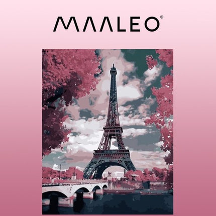 Maaleo Schilderen op Nummer - Toren - 40 x 50 cm - Incl. Frame