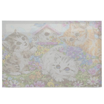 Maaleo Schilderen op Nummer - Poesjes - 40 x 50 cm - Frame