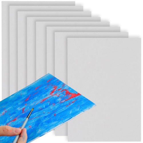 Maaleo Schilderdoek op Paneel - 8-delig - 30 x 40 cm - Wit