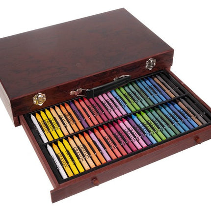 Maaleo Tekenset in Houten Koffer - 148-delig - Complete Kunstset
