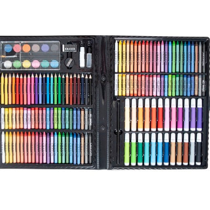 Maaleo Tekenset - 168-delig - Complete Kunstkoffer - Zwart