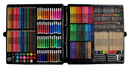 Maaleo Tekenset - 288-delig - Complete Kunstkoffer - Zwart