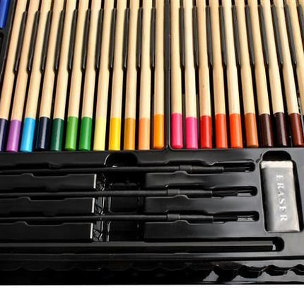 Maaleo Tekenset - 288-delig - Complete Kunstkoffer - Zwart