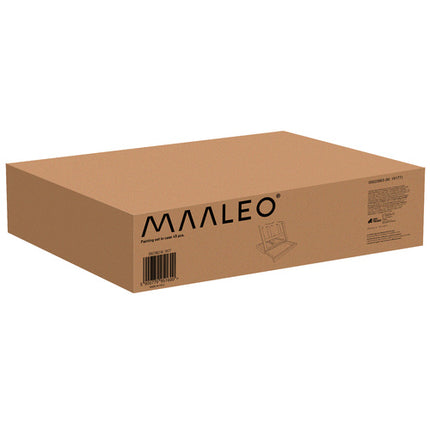 Maaleo Schilderset - 45-Delig - Met Koffer & Ezel - Hout