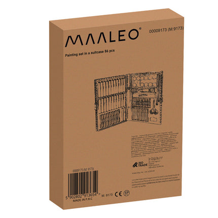 Maaleo Tekenset - 86-delig - Complete Kunstkoffer voor Kinderen
