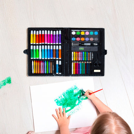 Maaleo Tekenset - 86-delig - Complete Kunstkoffer voor Kinderen