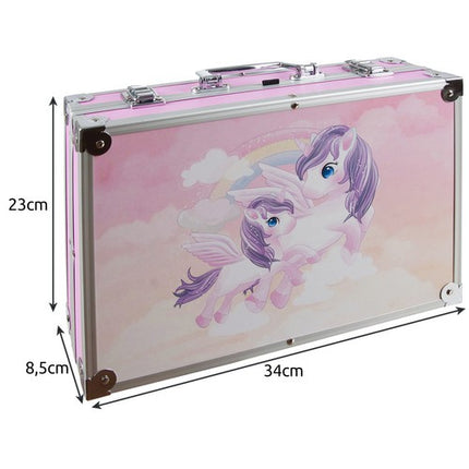 Maaleo Unicorn Schilderset - 144-delig - Met Koffer - Roze