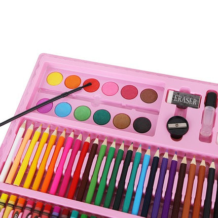 Maaleo Tekenset - 168-delig - Complete Kunstkoffer - Roze