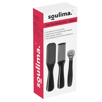 Soulima Pedicure Set - 30-delig - RVS Nagelverzorging - In Etui