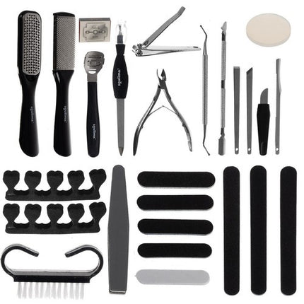 Soulima Pedicure Set - 30-delig - RVS Nagelverzorging - In Etui