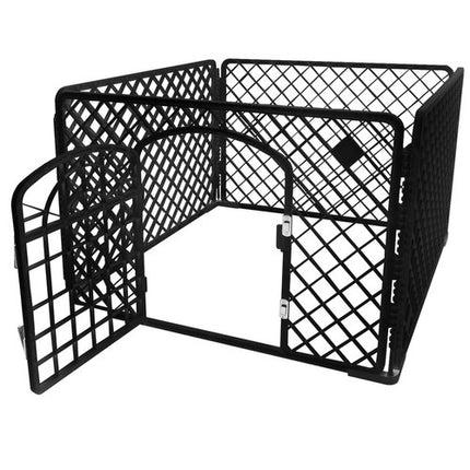 Purlov Huisdierren - Puppyren - 90 x 90 x 60 cm - Zwart
