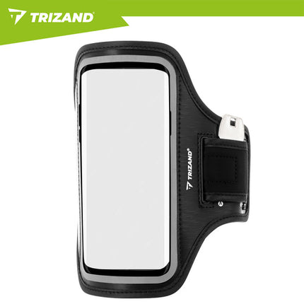 Trizand Telefoonarmband voor Hardlopen - Tot 7 Inch - Zwart
