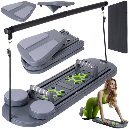 Trizand Multifunctioneel Pilates Bord - 97 x 35 cm - Grijs