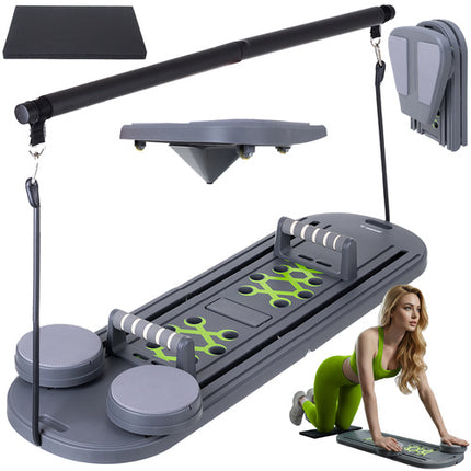 Trizand Multifunctioneel Pilates Bord - 97 x 35 cm - Grijs
