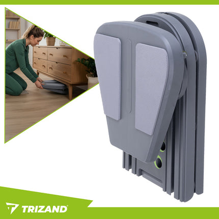 Trizand Multifunctioneel Pilates Bord - 97 x 35 cm - Grijs