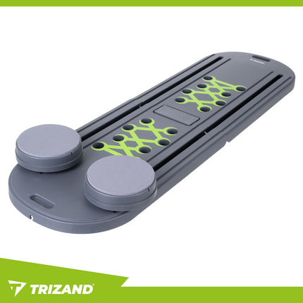 Trizand Multifunctioneel Pilates Bord - 97 x 35 cm - Grijs