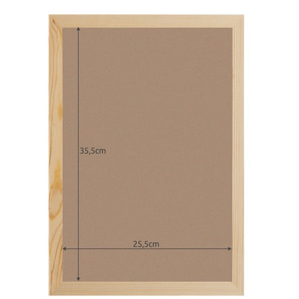 Malatec Grenenhouten Lijst - 28 x 38 cm - Geschikt voor Diamond Painting