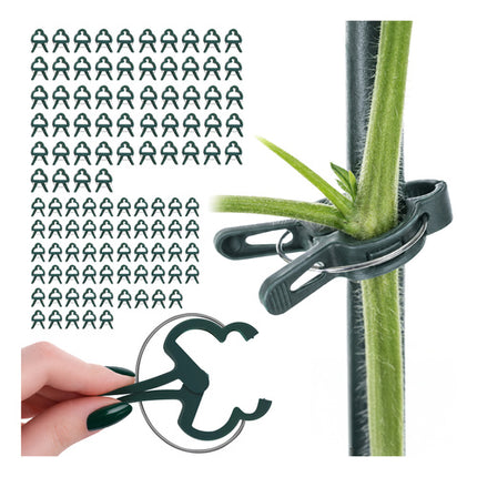 Gardlov Plantclips Set - 108 Stuks - 2 Maten - Groen