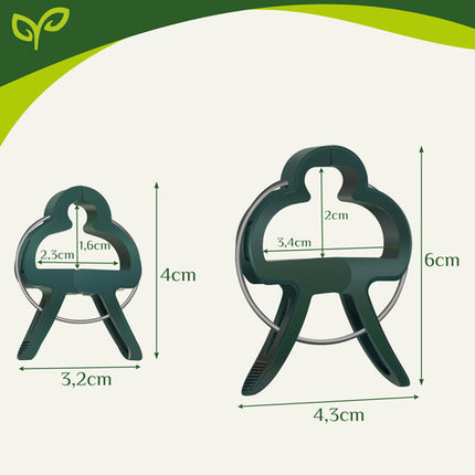Gardlov Plantclips Set - 108 Stuks - 2 Maten - Groen