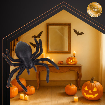 Ruhhy Kunststof Spinnen - 10 Stuks - Halloween Decoratie - 3x3 cm