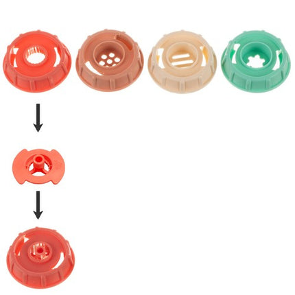 Kruzzel Kleiset - Pastamachine en Juicer - 10 Kleuren - 20-Delig