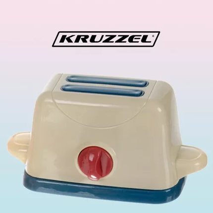 Kruzzel Boetseerklei Set - Met Speelgoedbroodrooster - 5 Kleuren