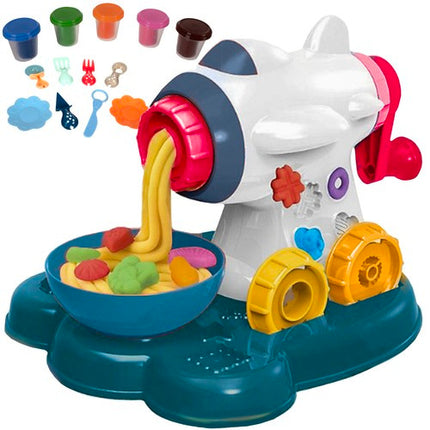 Kruzzel Boetseerklei Set - Met Pasta-vliegtuig - 5 Kleuren