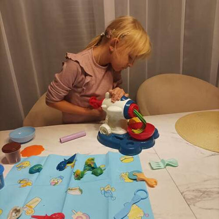 Kruzzel Boetseerklei Set - Met Pasta-vliegtuig - 5 Kleuren