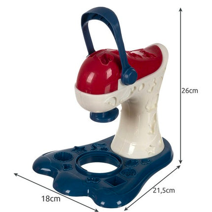 Kruzzel Boetseerklei Mixerset - Met Speelgoedmixer - 5 Kleuren