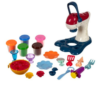 Kruzzel Kleiset - Mixer voor Klei - 5 Kleuren - Met Accessoires